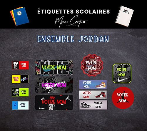 Étiquettes Scolaires