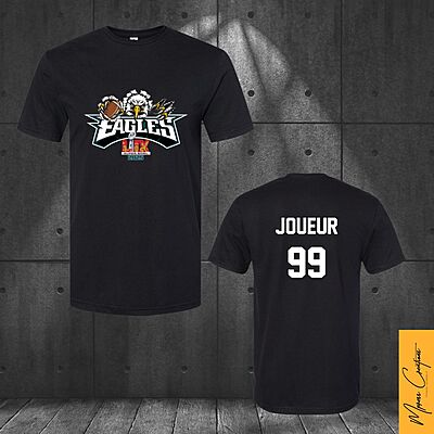 T-Shirt noir - Eagles LIX