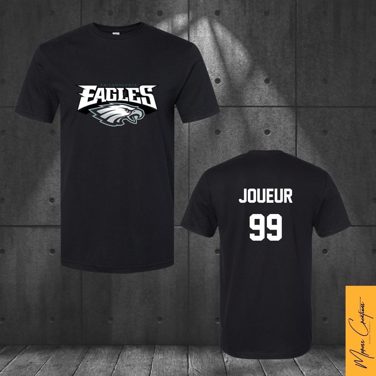 T-Shirt noir - Philadelphia Eagles T-Shirt noir - Philadelphia Eagles