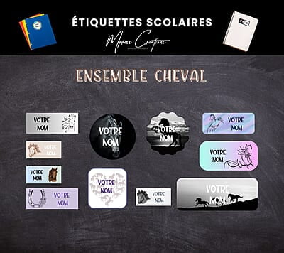 Étiquettes thématique Cheval