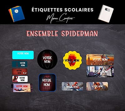 Étiquettes thématique Spiderman